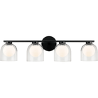 Matteo Lighting - Derbishone Wall Sconce - W60704BKCL - Canada Light Shop