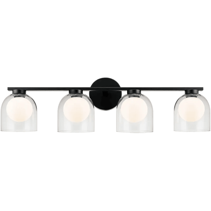 Matteo Lighting - Derbishone Wall Sconce - W60704BKCL - Canada Light Shop