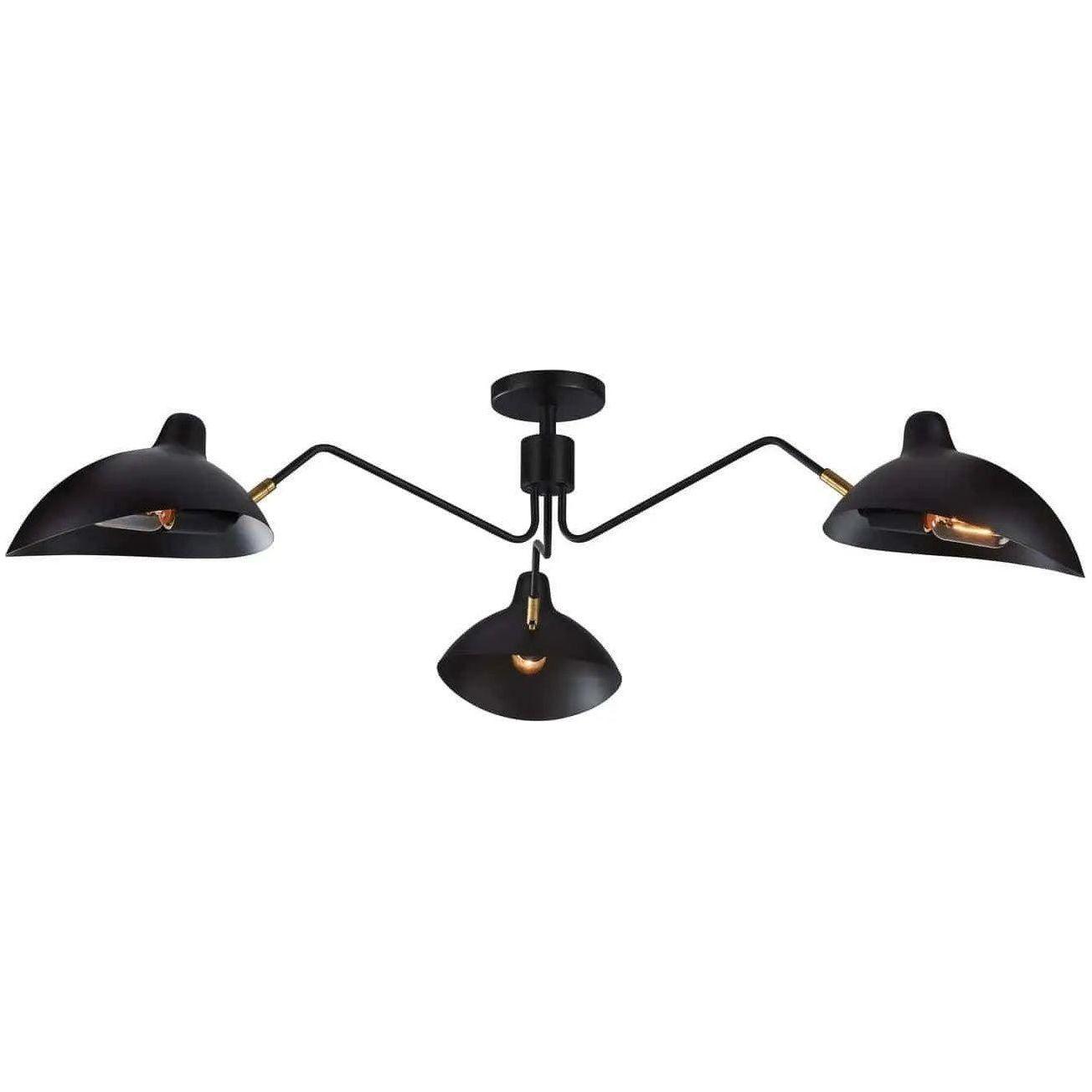 Matteo Lighting - Droid Flush Mount - X57903BZ - Canada Light Shop