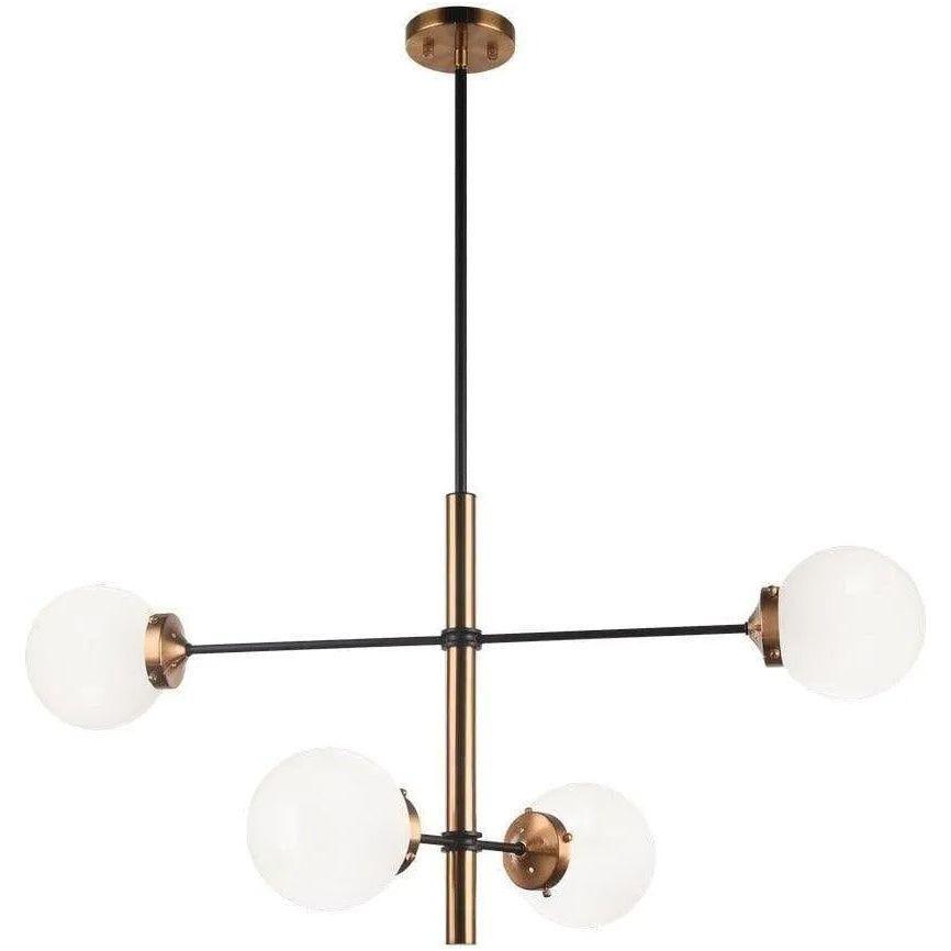 Matteo Lighting - Enchant Chandelier - C78104AGOP - Canada Light Shop