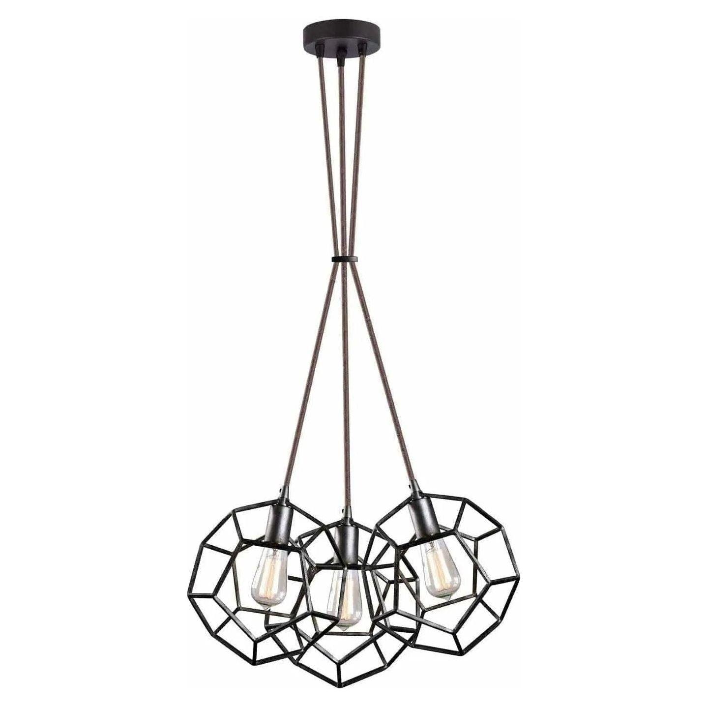 Matteo Lighting - Geometry Series Cluster Pendant - C54633RB - Canada Light Shop