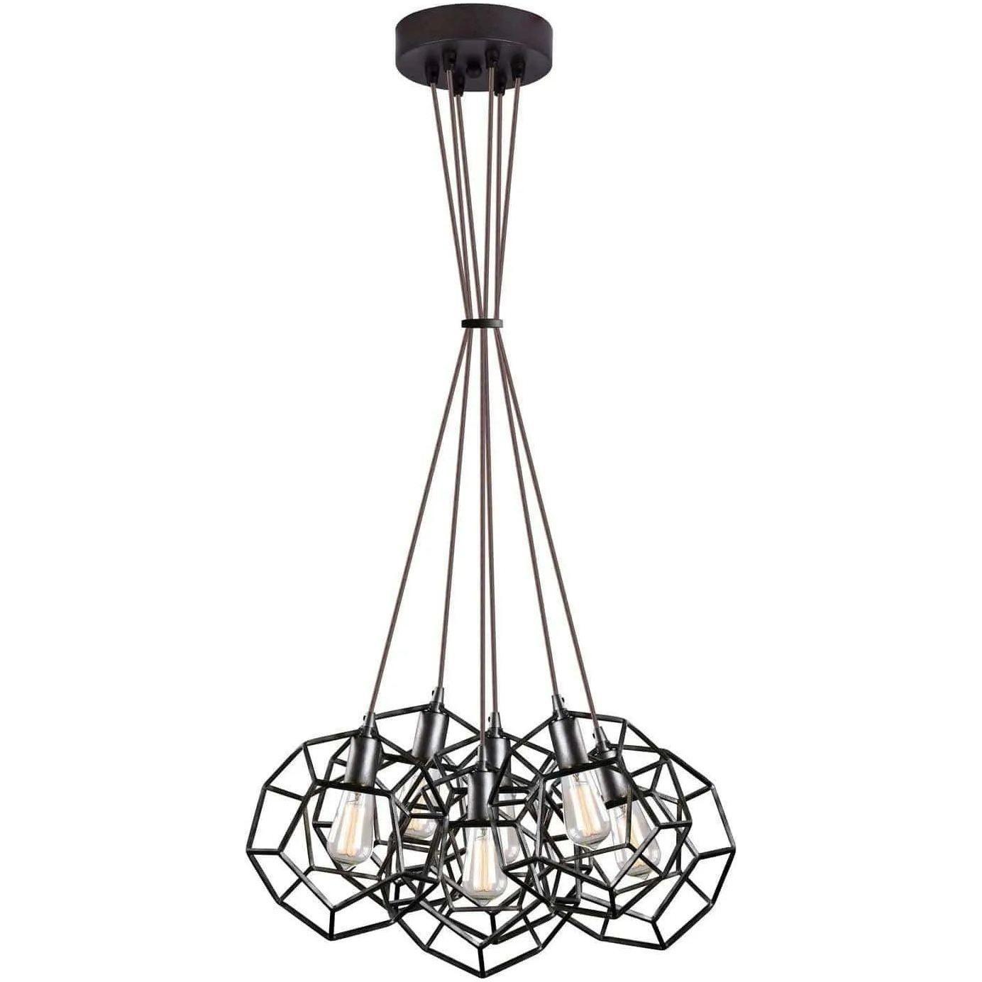 Matteo Lighting - Geometry Series Cluster Pendant - C54636RB - Canada Light Shop