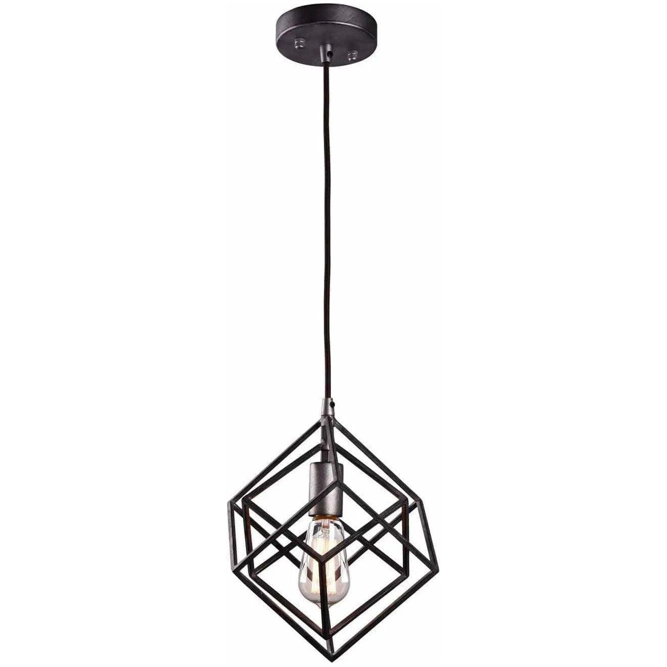 Matteo Lighting - Geometry Series Square Pendant - C54621RB - Canada Light Shop