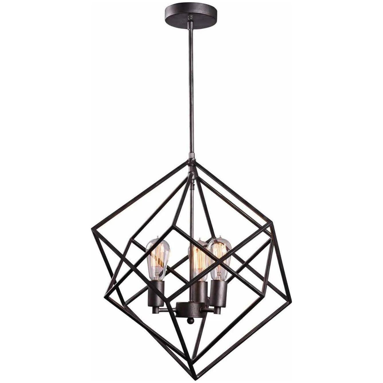 Matteo Lighting - Geometry Series Square Pendant - C54623RB - Canada Light Shop