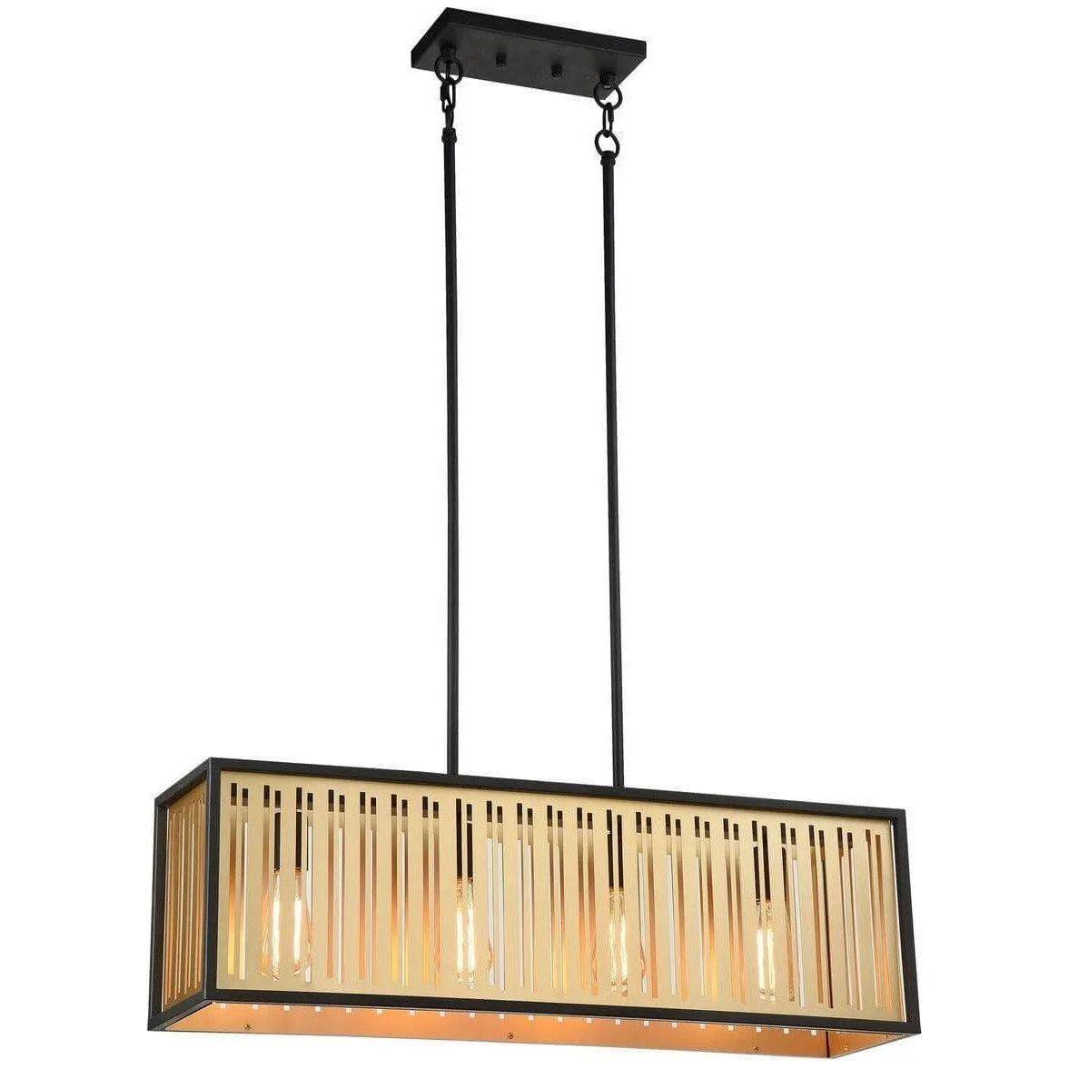 Matteo Lighting - Goldenguild Linear Pendant - C67714MB - Canada Light Shop