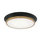 Matteo Lighting - Jaxx Ceiling Mount - M11202BKAG - Canada Light Shop