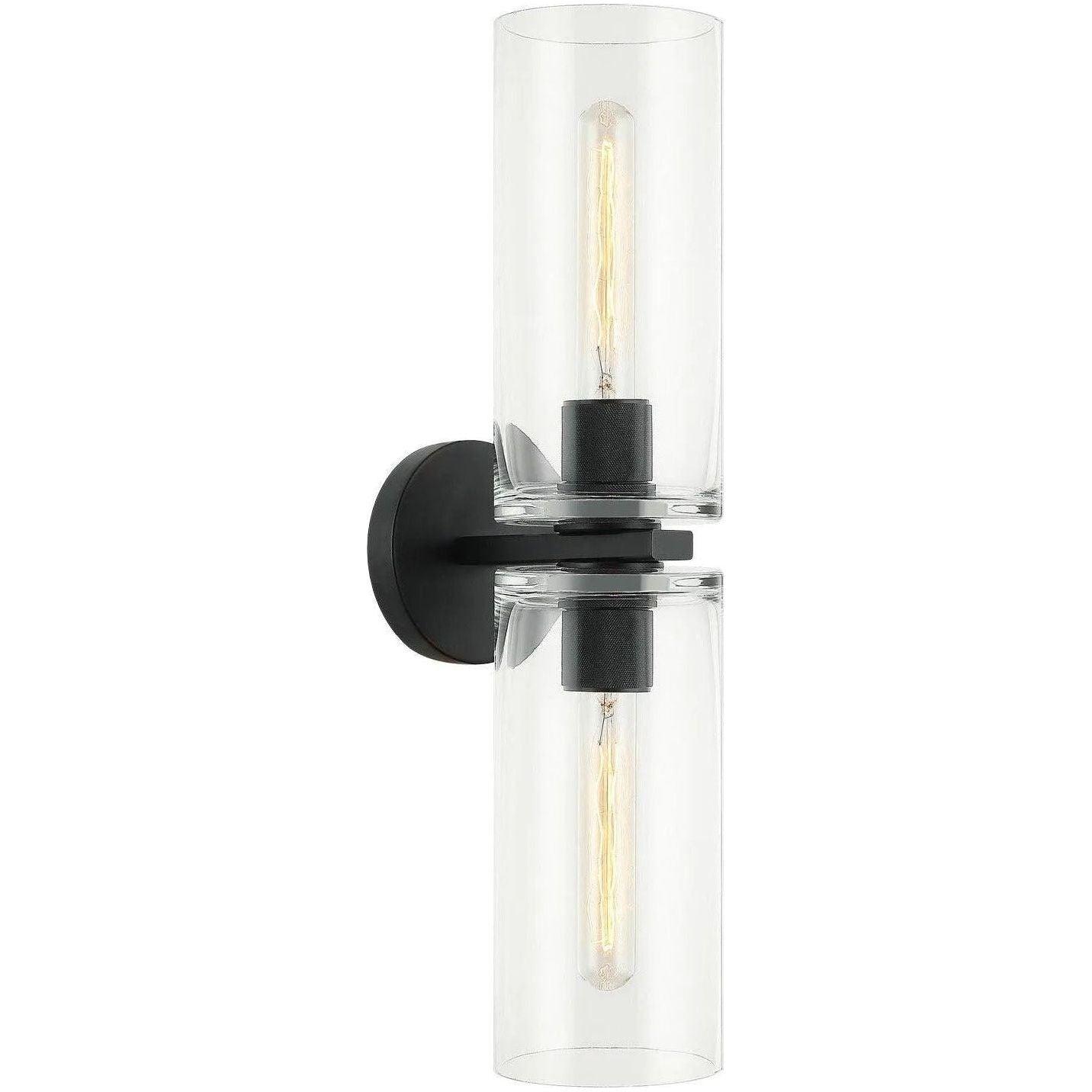 Matteo Lighting - Lincoln Double Wall Sconce - W32512MB - Canada Light Shop