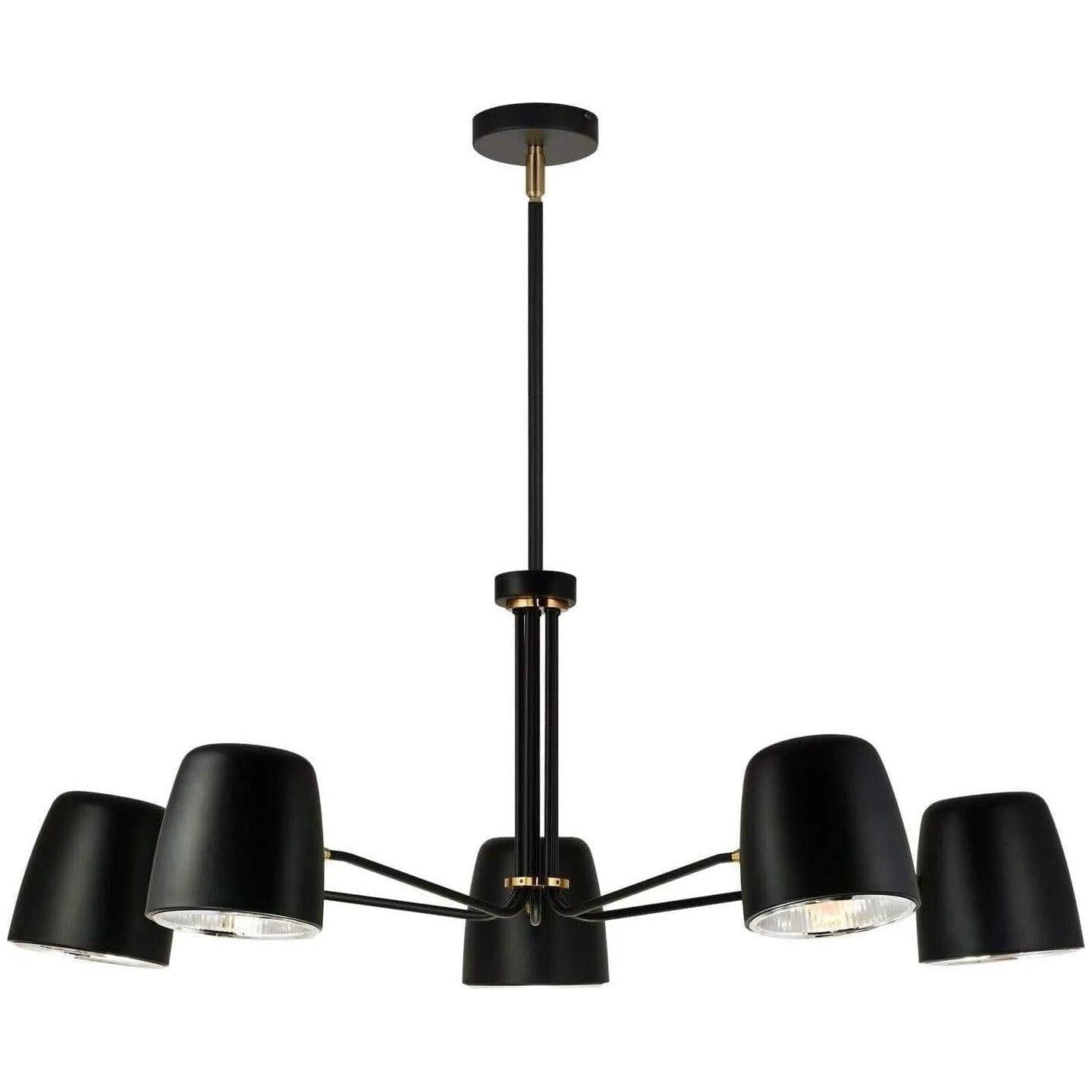 Matteo Lighting - Luca Chandelier - C73705BK - Canada Light Shop
