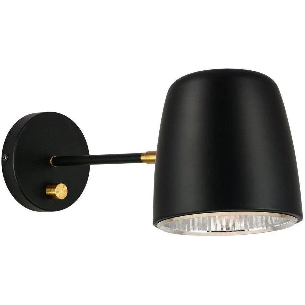 Matteo Lighting - Luca Wall Sconce - W73701BK - Canada Light Shop