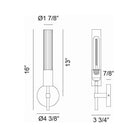 Matteo Lighting - Lumière Vanity - S04001AG - Canada Light Shop