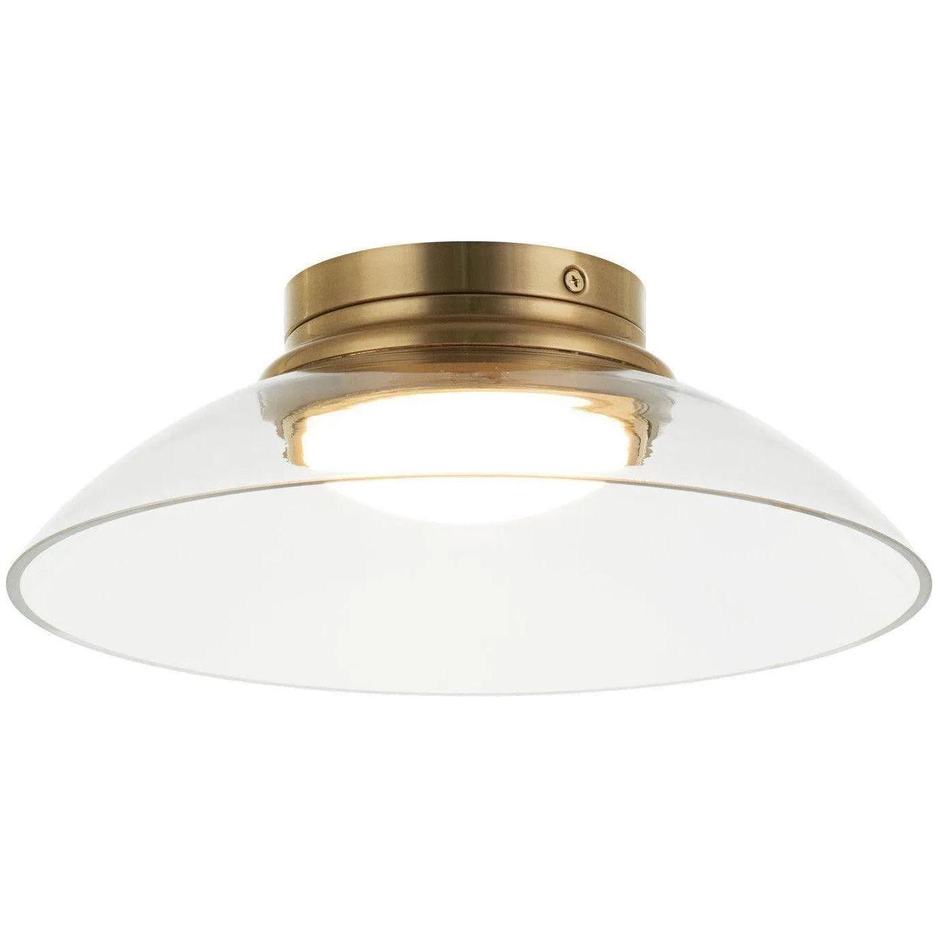Matteo Lighting - Luna LED Flush Mount - M16401AGCL - Canada Light Shop