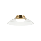 Matteo Lighting - Luna LED Flush Mount - M16401AGCL - Canada Light Shop