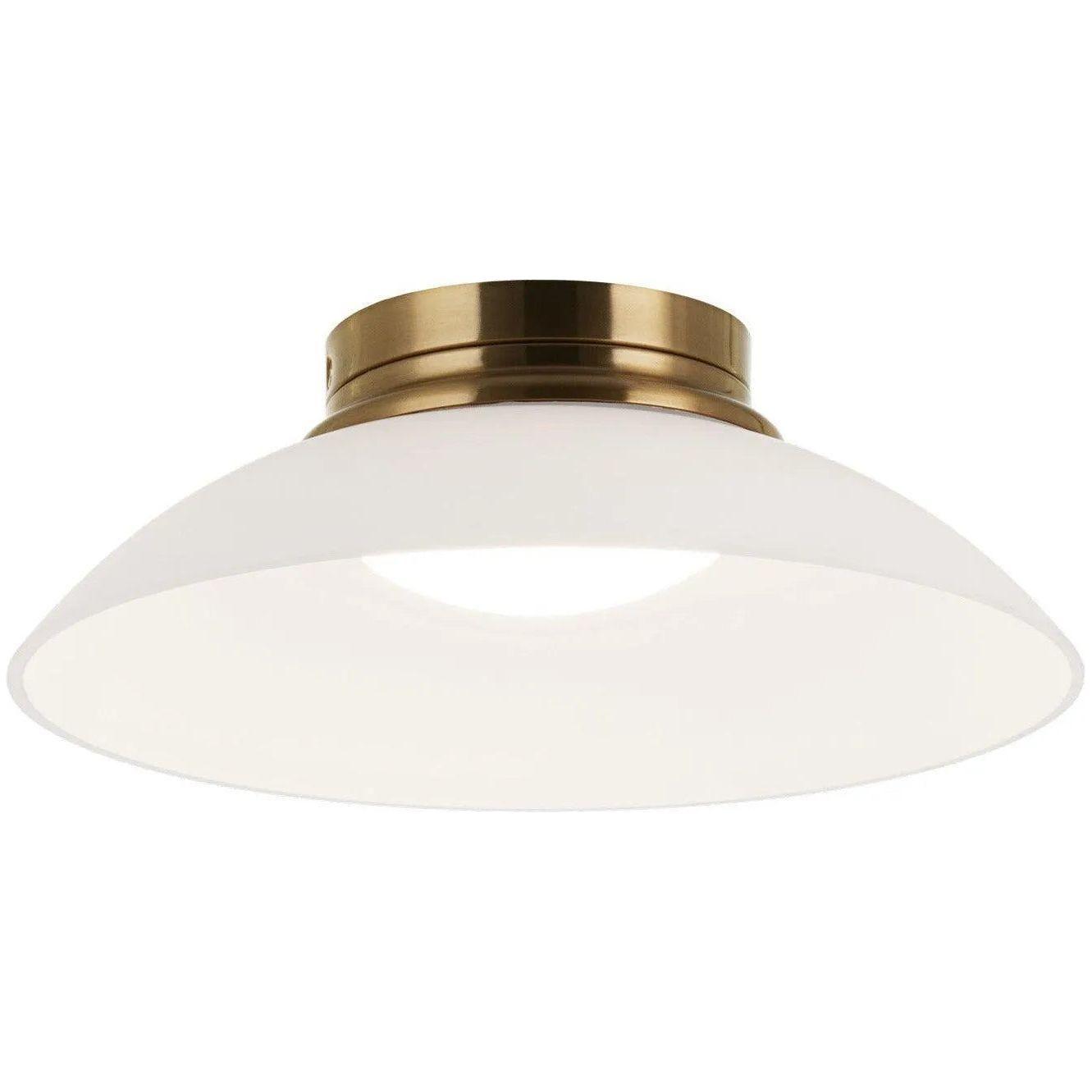 Matteo Lighting - Luna LED Flush Mount - M16401AGFR - Canada Light Shop