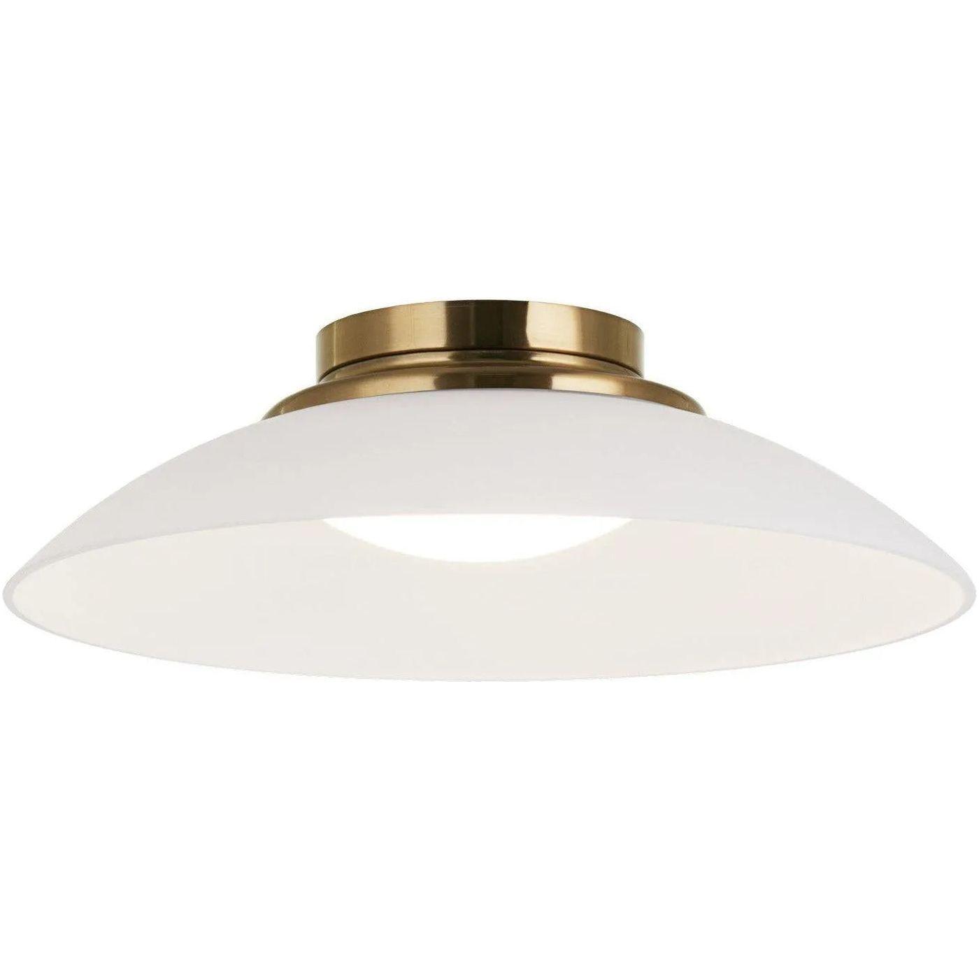 Matteo Lighting - Luna LED Flush Mount - M16411AGFR - Canada Light Shop