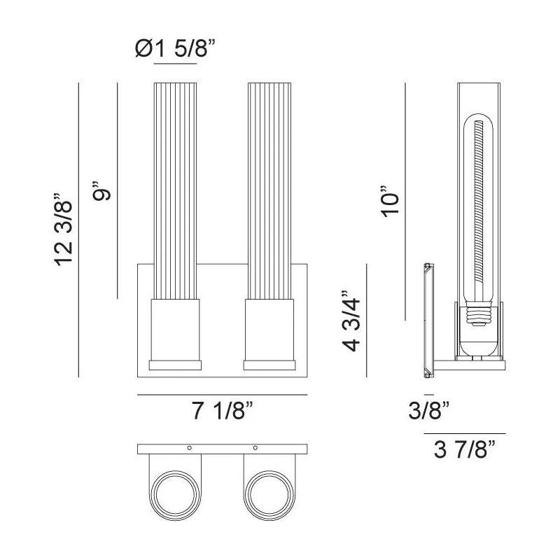 Matteo Lighting - Lyndon Wall Sconce - S08501OB - Canada Light Shop