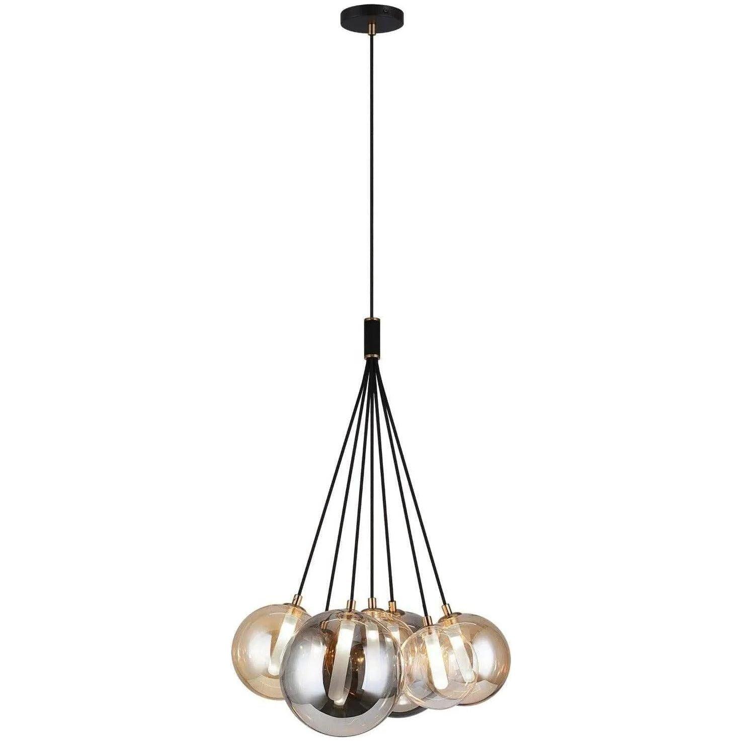 Matteo Lighting - Magma Chandelier - C81007BK - Canada Light Shop