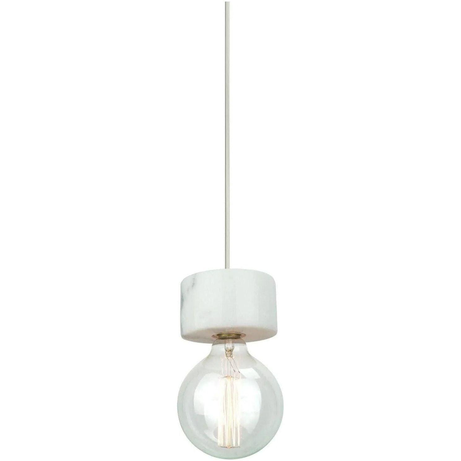 Matteo Lighting - Marmo Pendant - C56602WH - Canada Light Shop