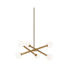 Matteo Lighting - Matchstix Chandelier - C64606AGOP - Canada Light Shop