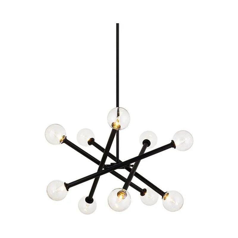 Matteo Lighting - Matchstix Chandelier - C64610BKCL - Canada Light Shop