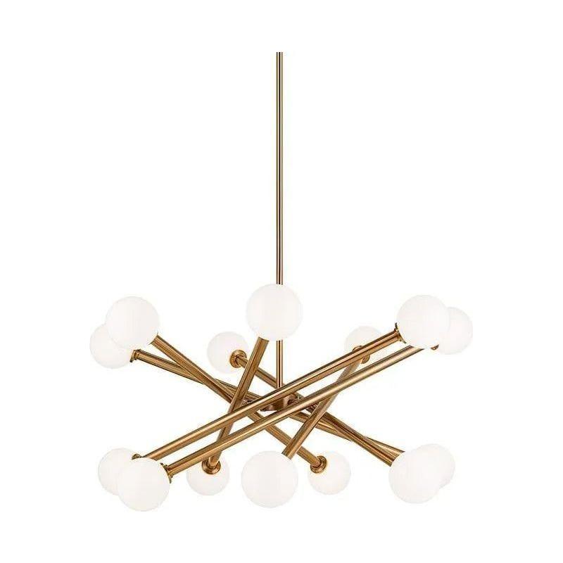 Matteo Lighting - Matchstix Chandelier - C64614AGOP - Canada Light Shop