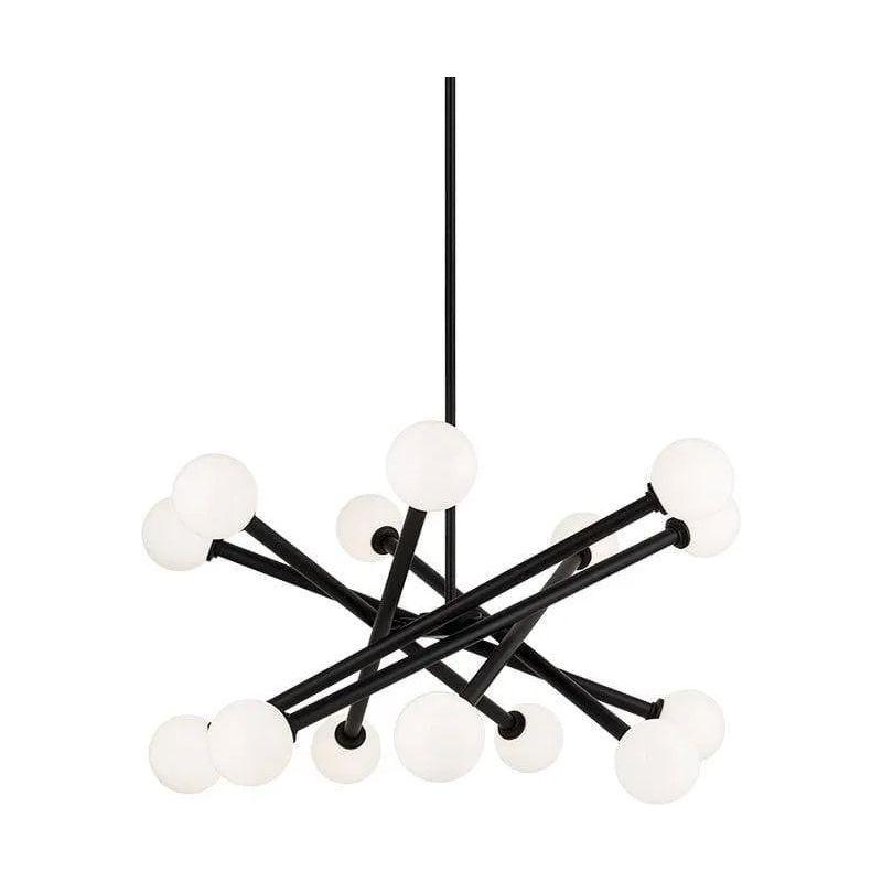 Matteo Lighting - Matchstix Chandelier - C64614BKOP - Canada Light Shop