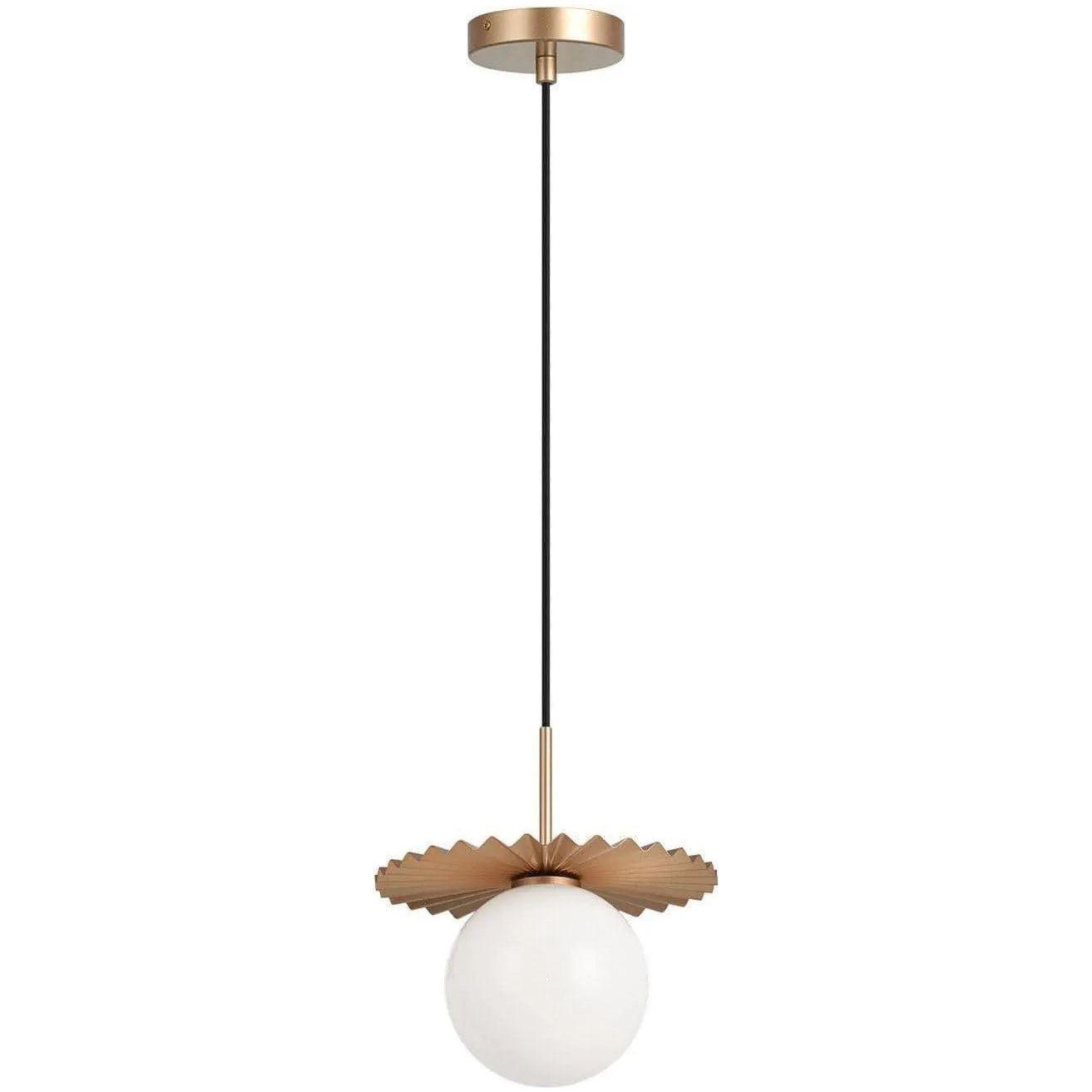 Matteo Lighting - Modern Ruff Pendant - C83101MGOP - Canada Light Shop