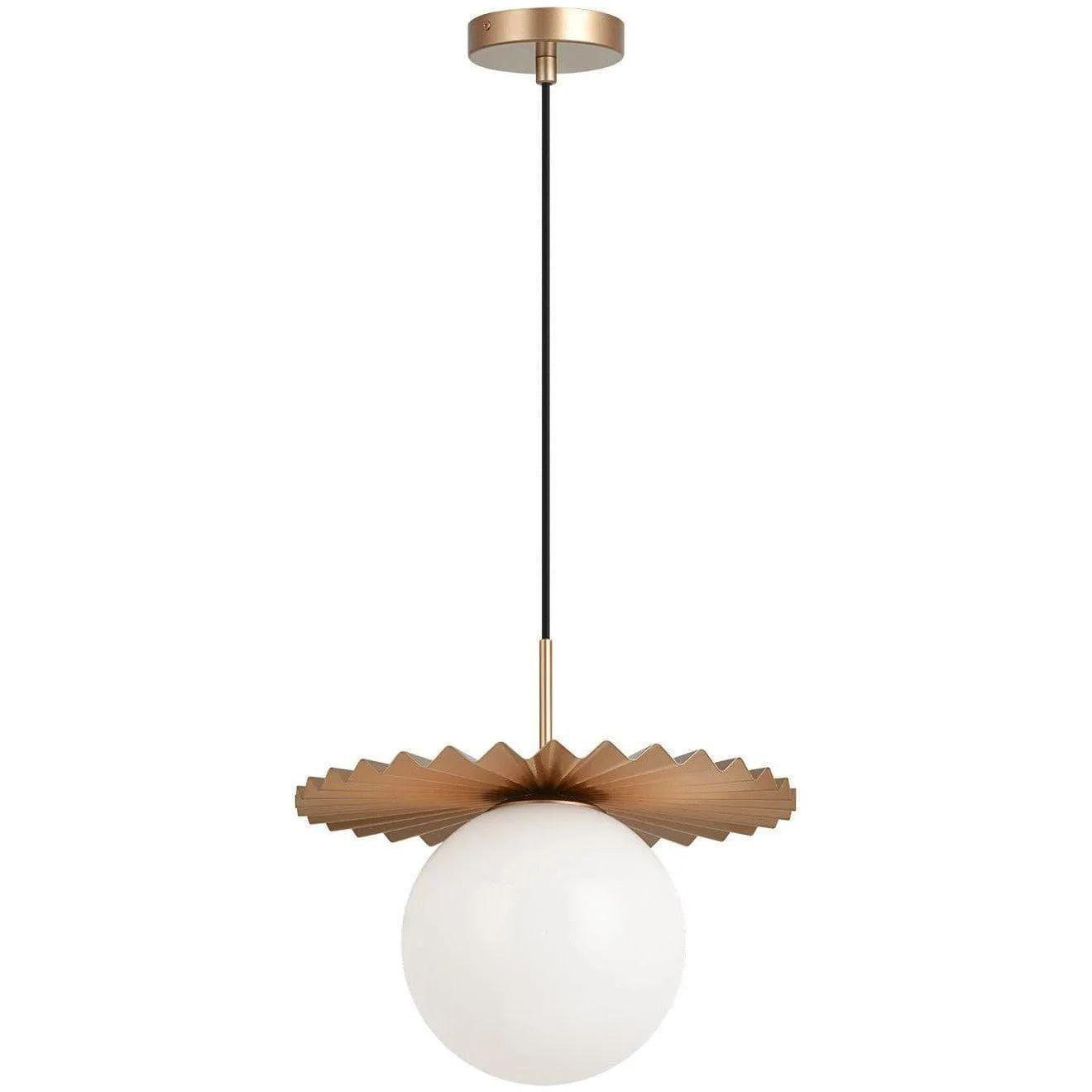 Matteo Lighting - Modern Ruff Pendant - C83111MGOP - Canada Light Shop