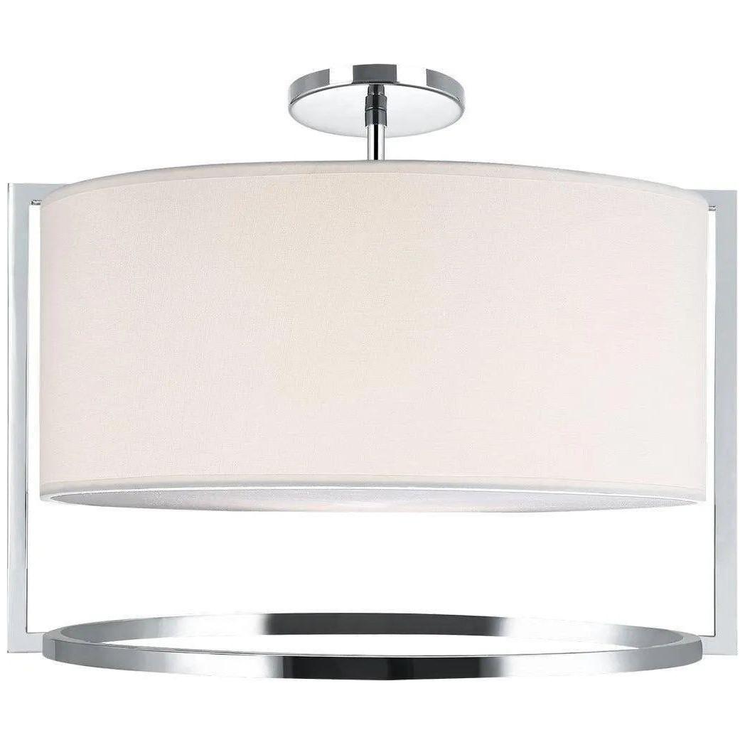 Matteo Lighting - Nagashi Flush Mount - X67603CHWH - Canada Light Shop