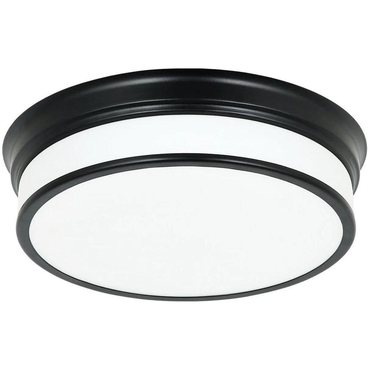 Matteo Lighting - Navo Flush Mount - M15401BK - Canada Light Shop