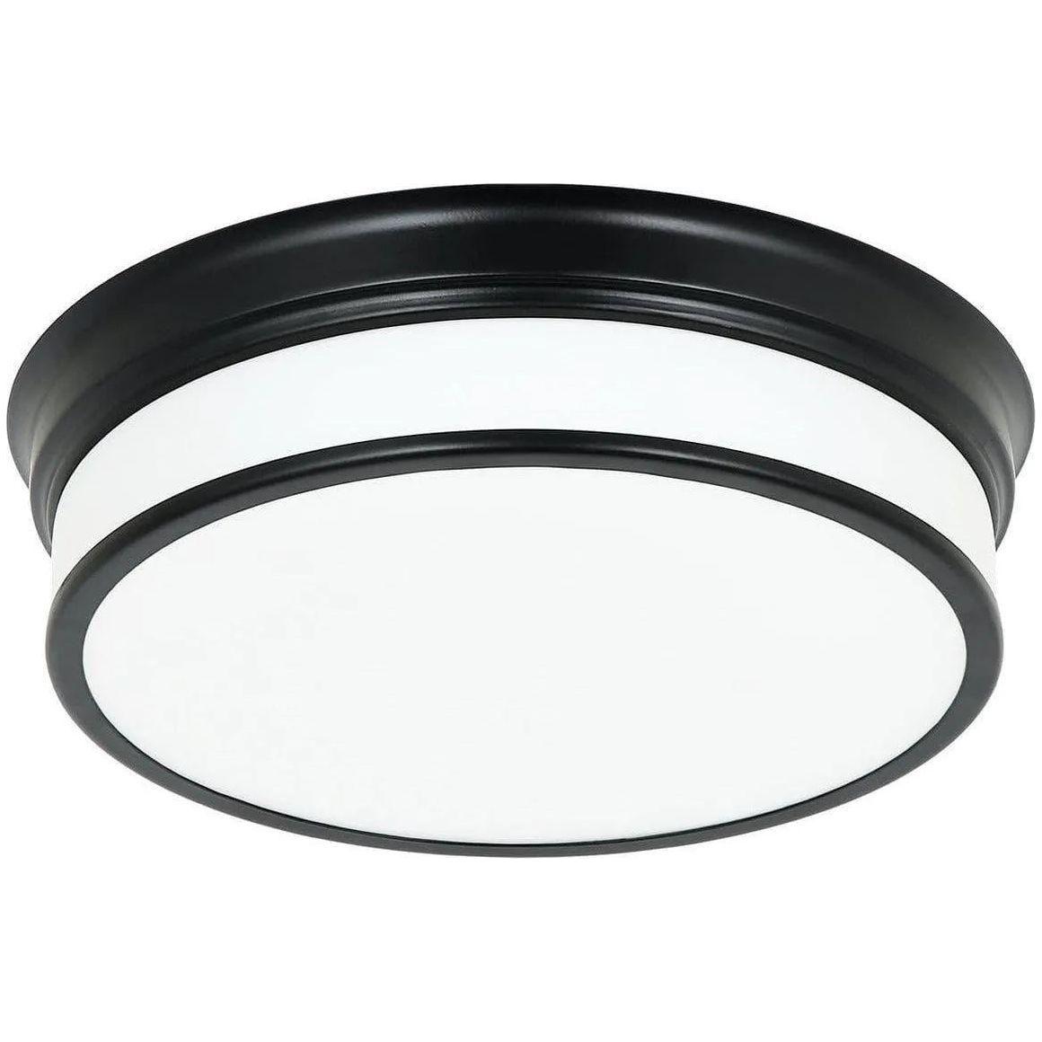 Matteo Lighting - Navo Flush Mount - M15402BK - Canada Light Shop