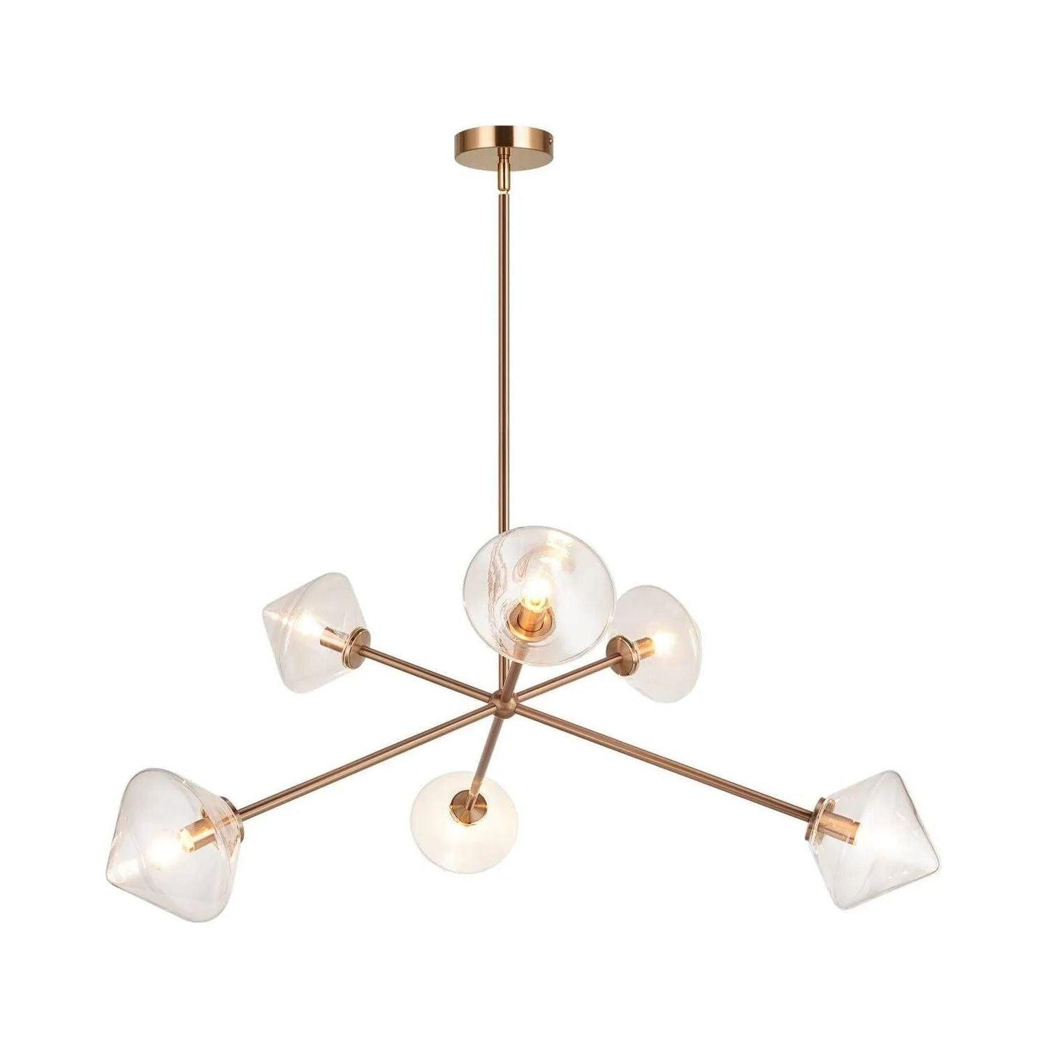 Matteo Lighting - Novo Chandelier - C81746AGCL - Canada Light Shop
