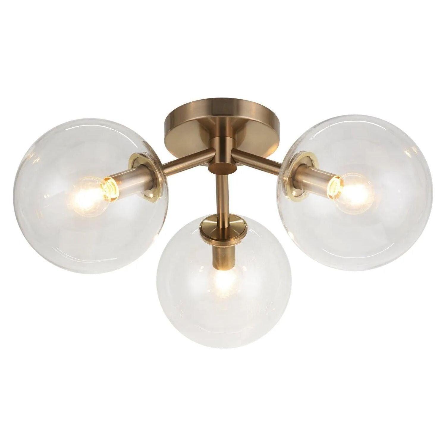 Matteo Lighting - Novo Flush Mount - X81703AGCL - Canada Light Shop