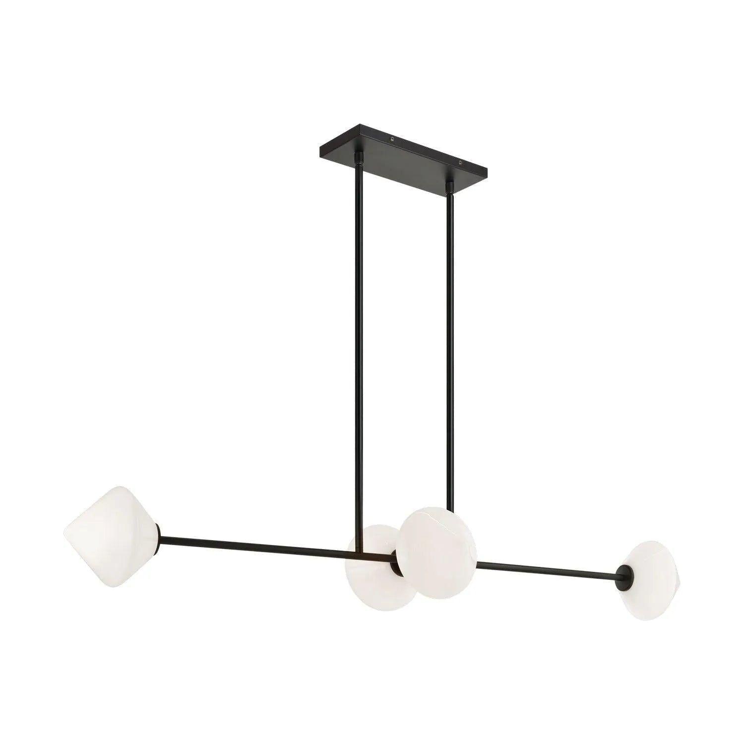Matteo Lighting - Novo Linear Suspension - C81744BKOP - Canada Light Shop
