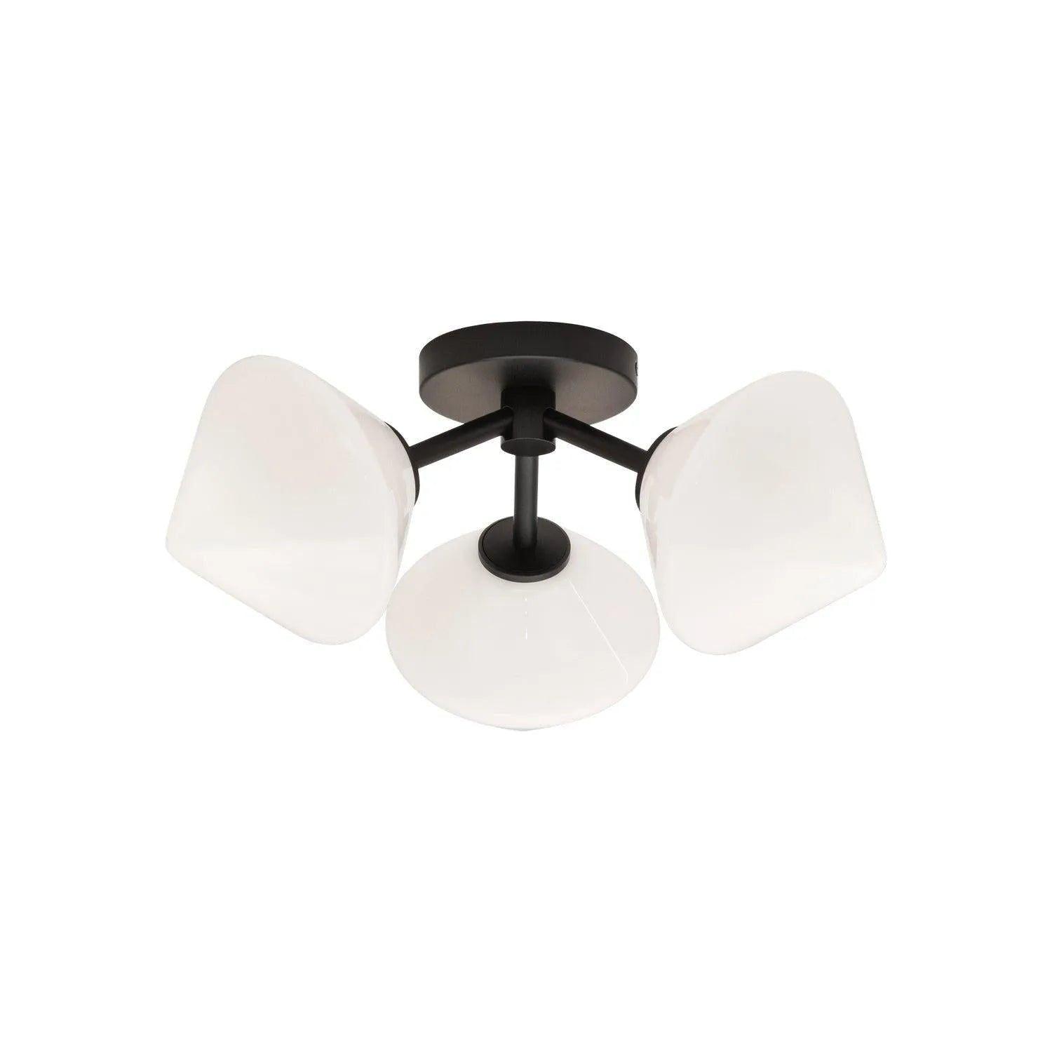 Matteo Lighting - Novo Oval Ceiling Mount - X81743BKOP - Canada Light Shop