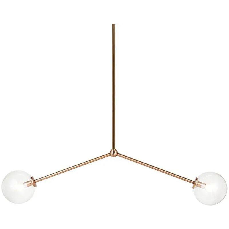 Matteo Lighting - Novo Twin Linear Pendant - C81702AGCL - Canada Light Shop