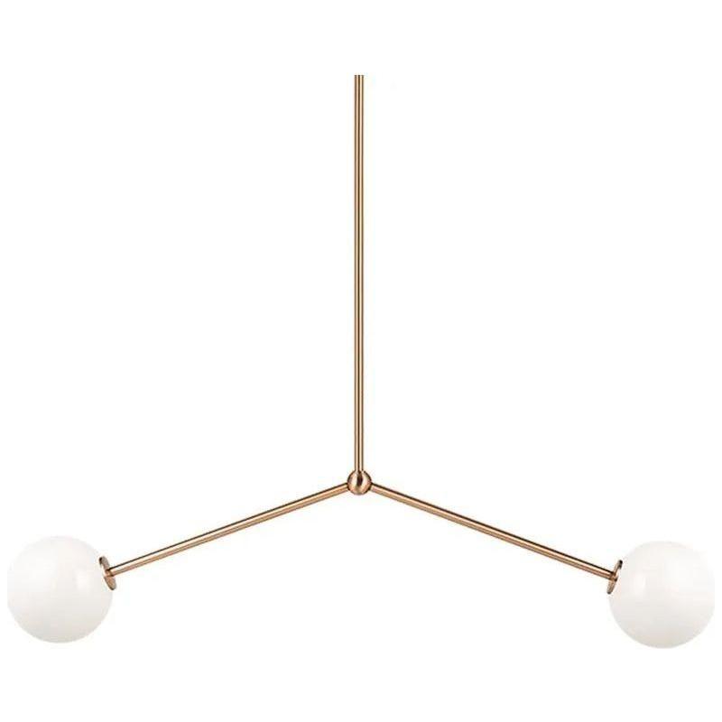 Matteo Lighting - Novo Twin Linear Pendant - C81702AGOP - Canada Light Shop