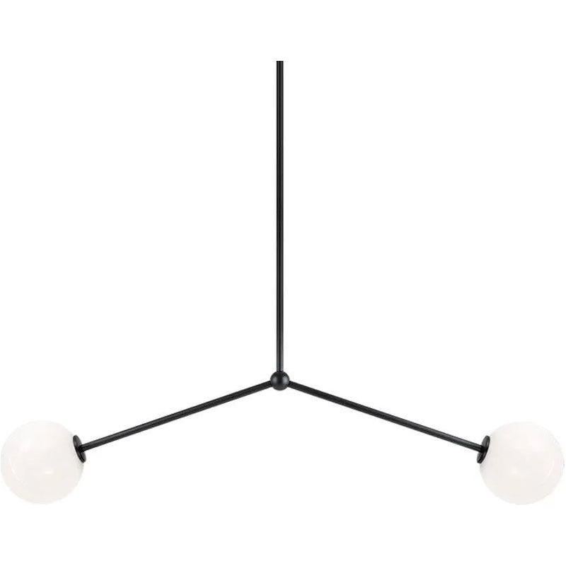 Matteo Lighting - Novo Twin Linear Pendant - C81702BKOP - Canada Light Shop