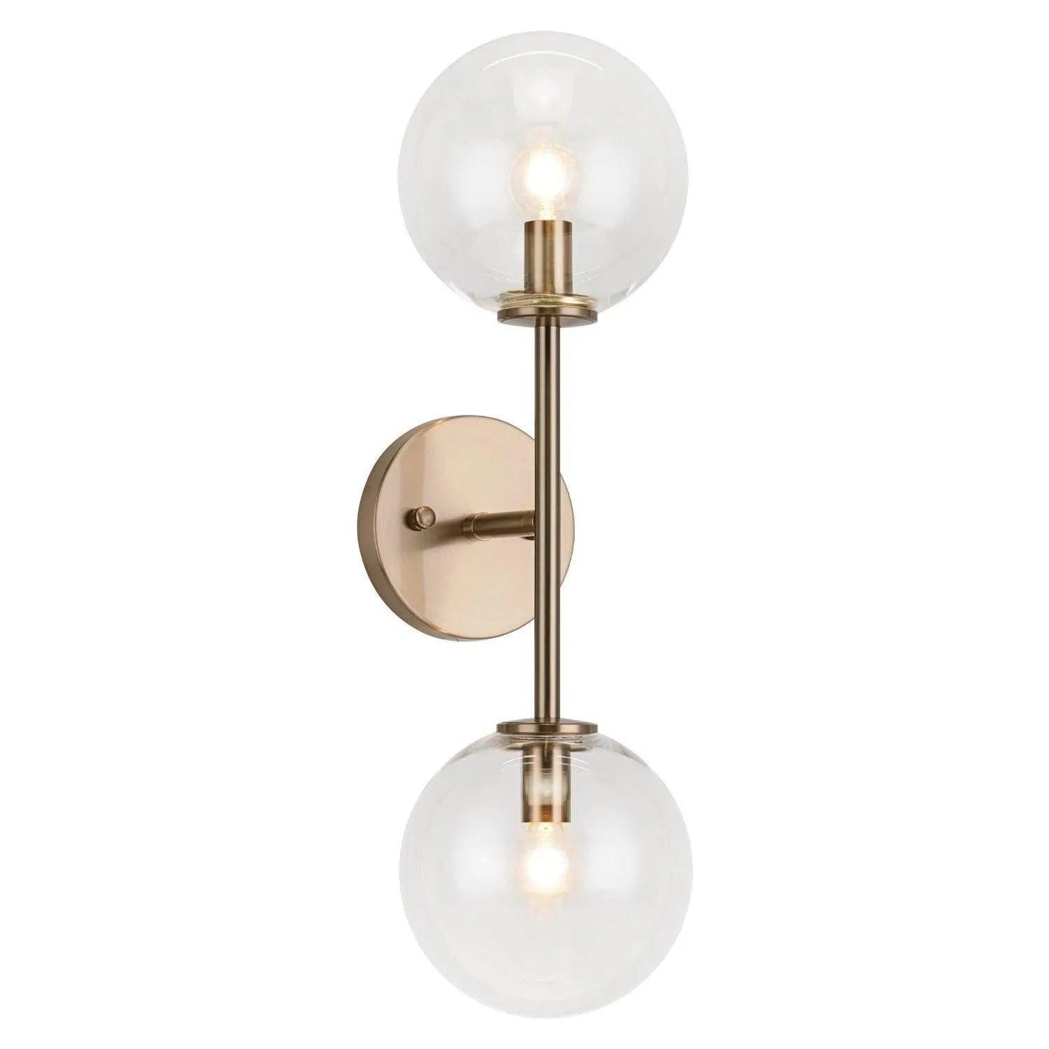 Matteo Lighting - Novo Wall Sconce - W81702AGCL - Canada Light Shop