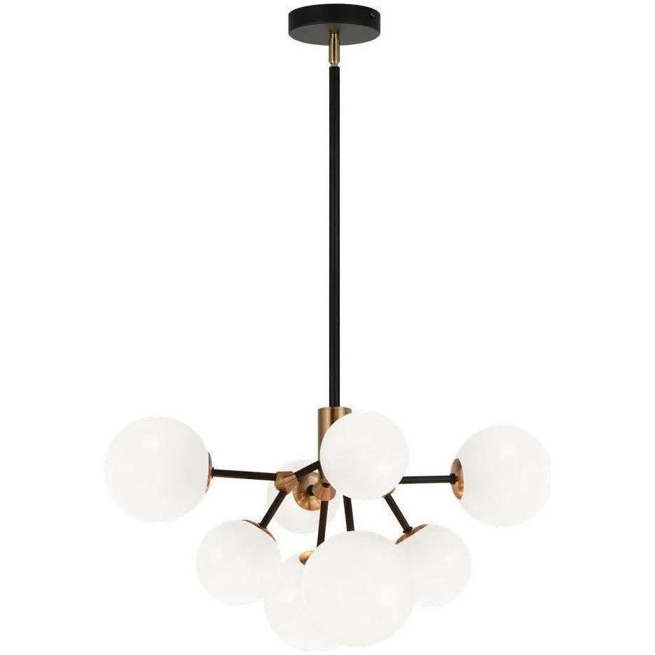 Matteo Lighting - Novu LED Chandelier - C83008AGOP - Canada Light Shop