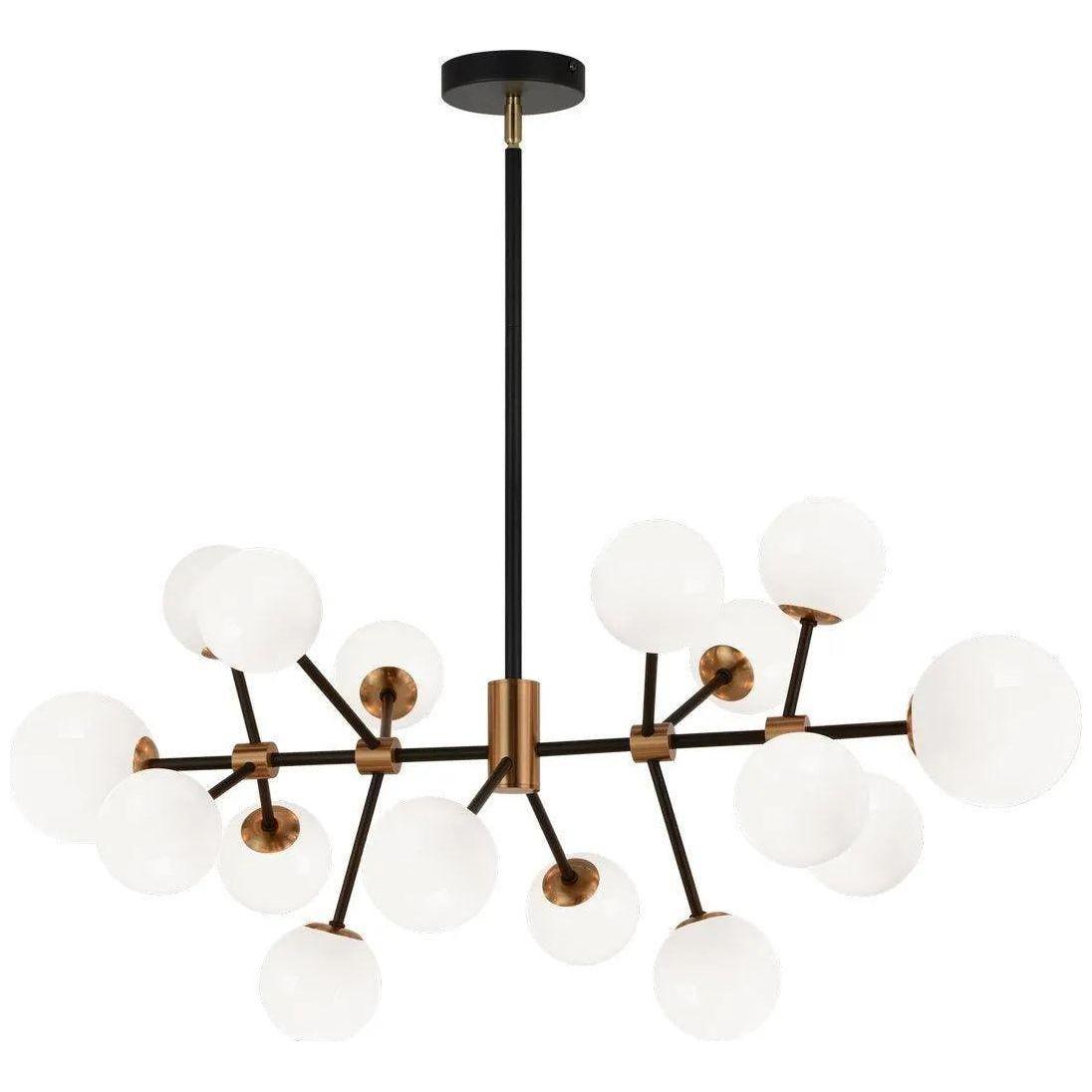 Matteo Lighting - Novu Linear LED Pendant - C83016AGOP - Canada Light Shop