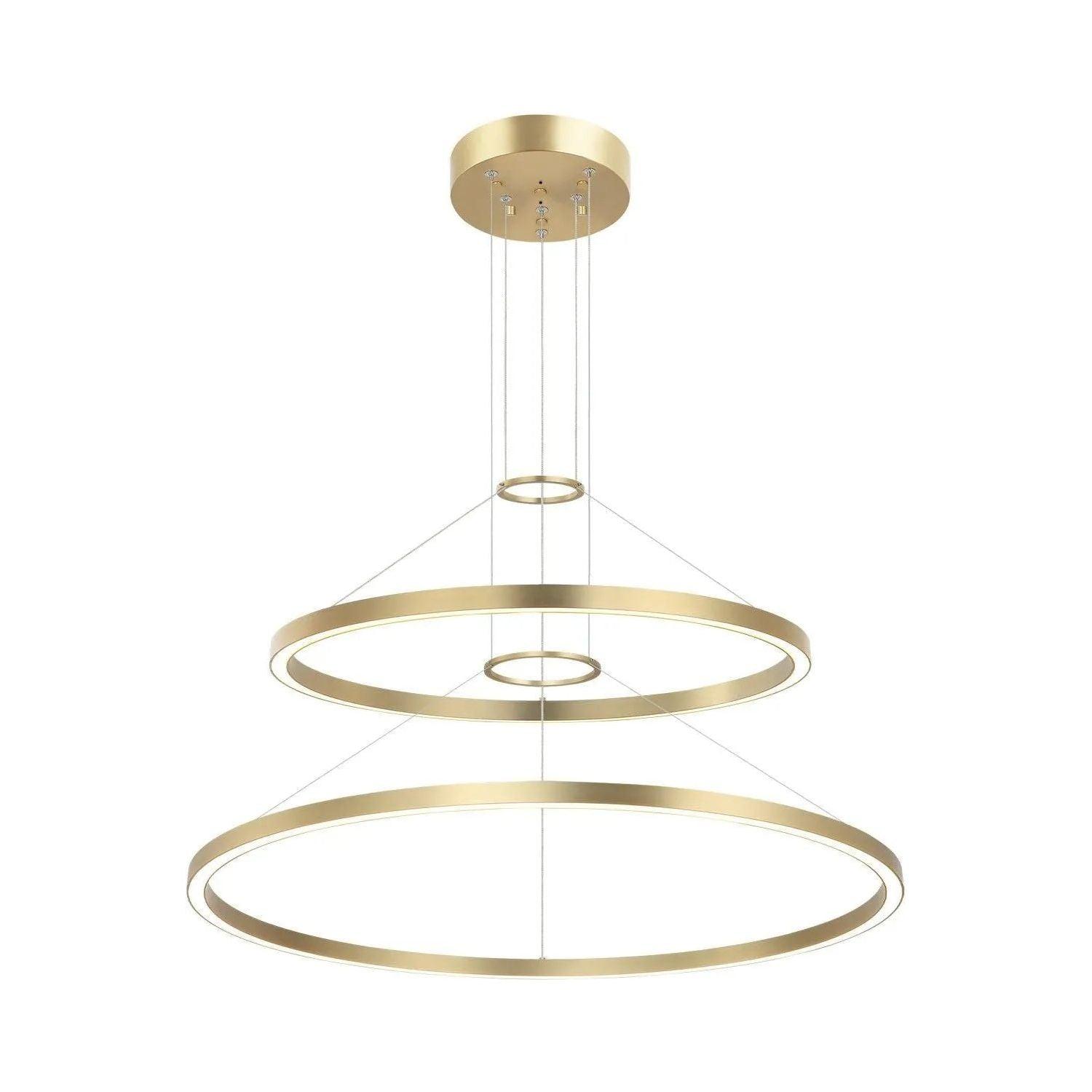 Matteo Lighting - O'Hara LED Double Chandelier - C30856BG - Canada Light Shop