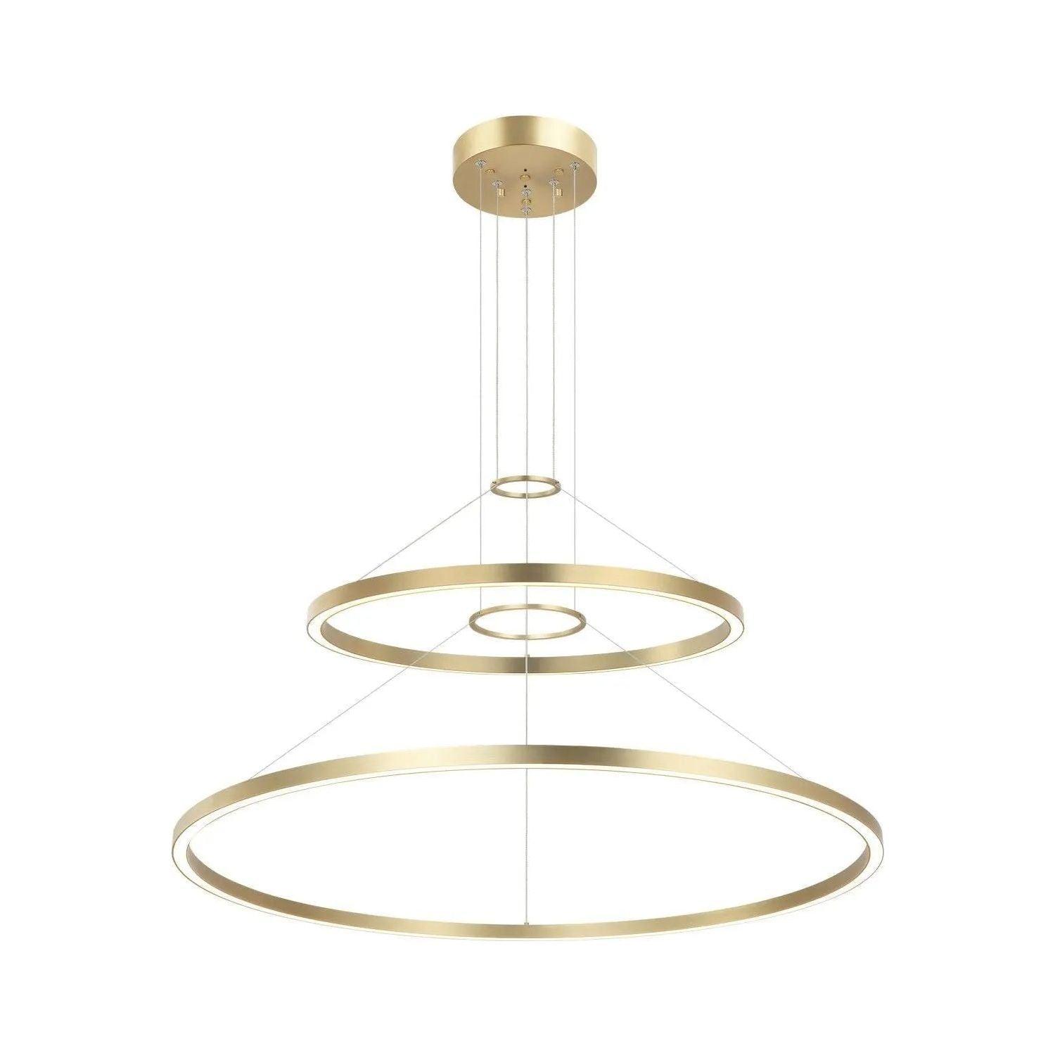 Matteo Lighting - O'Hara LED Double Chandelier - C30856BG - Canada Light Shop