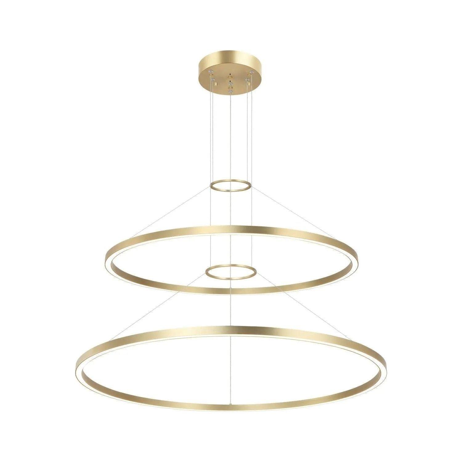 Matteo Lighting - O'Hara LED Double Chandelier - C30856BG - Canada Light Shop