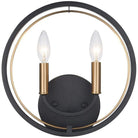 Matteo Lighting - Odyssey Wall Sconce - W78602BK - Canada Light Shop