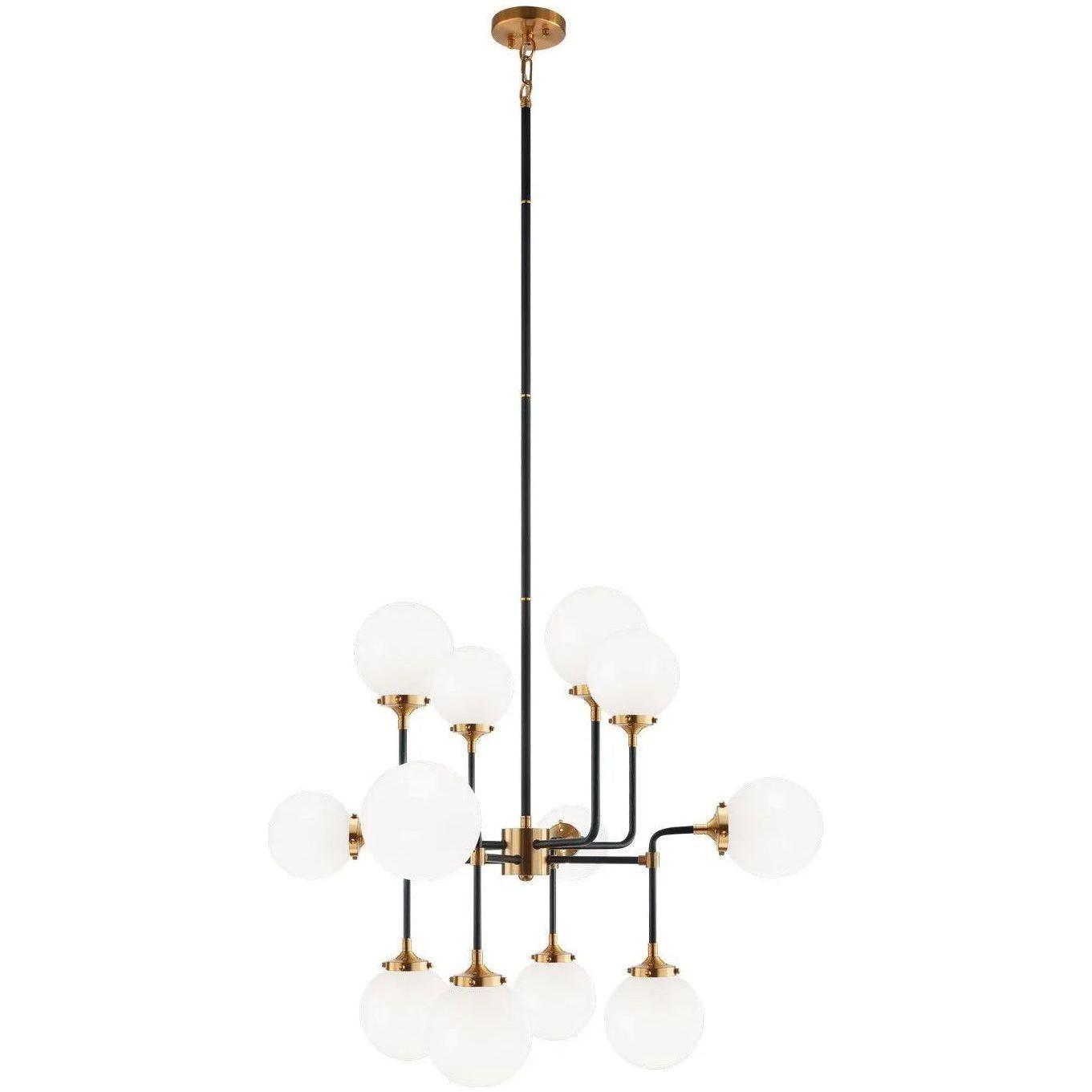 Matteo Lighting - Particles Chandelier - C58212AGOP - Canada Light Shop