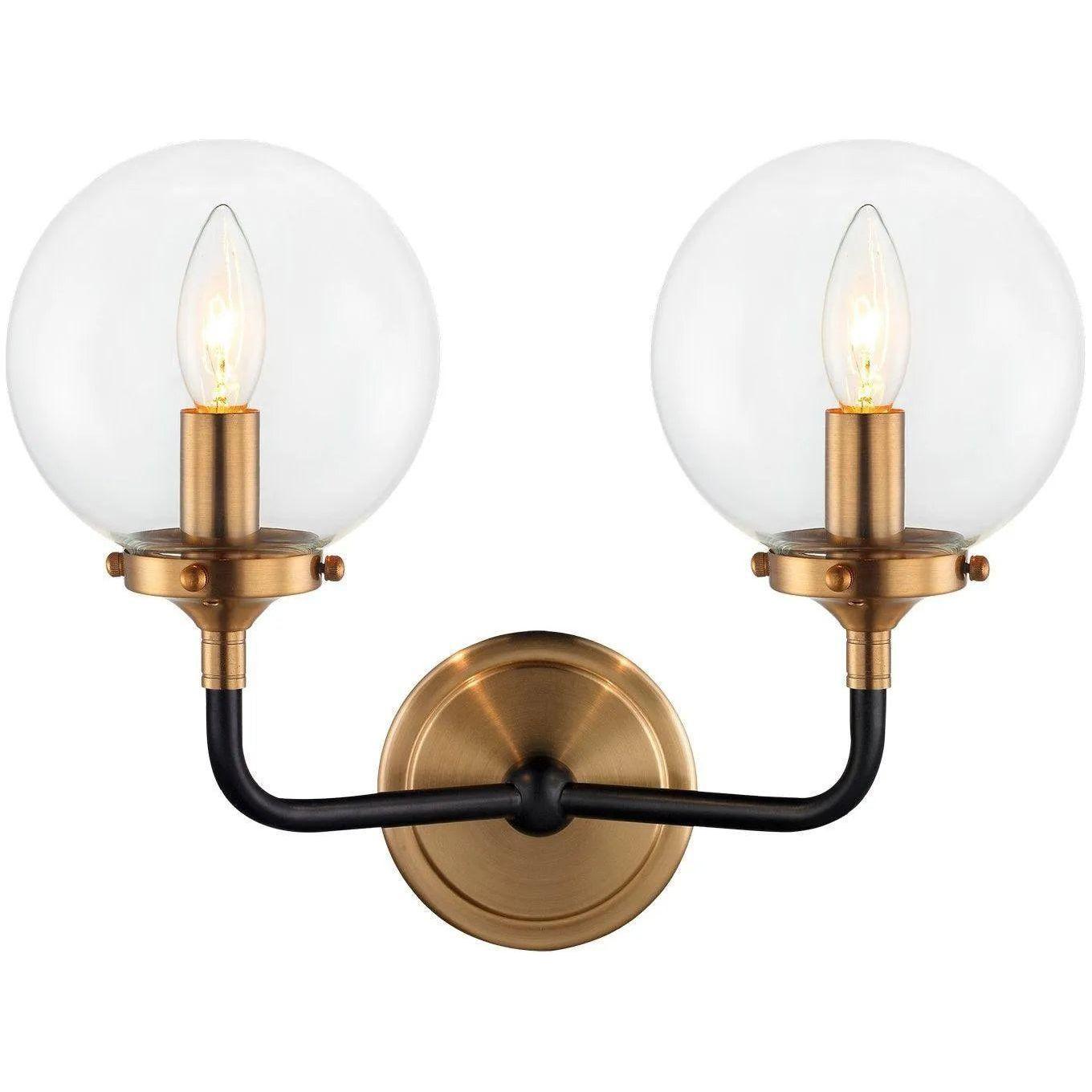 Matteo Lighting - Particles Wall Sconce - W58202AGCL - Canada Light Shop