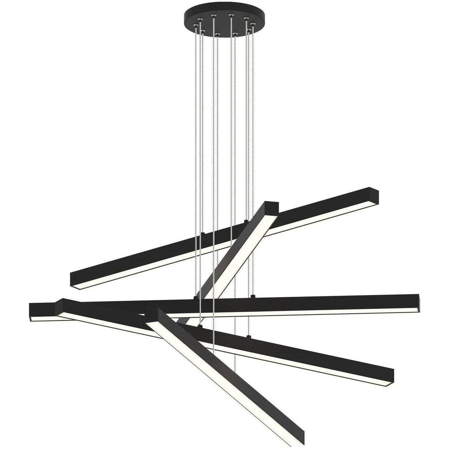 Matteo Lighting - Presley LED Multi Pendant Chandelier - C80845MB - Canada Light Shop