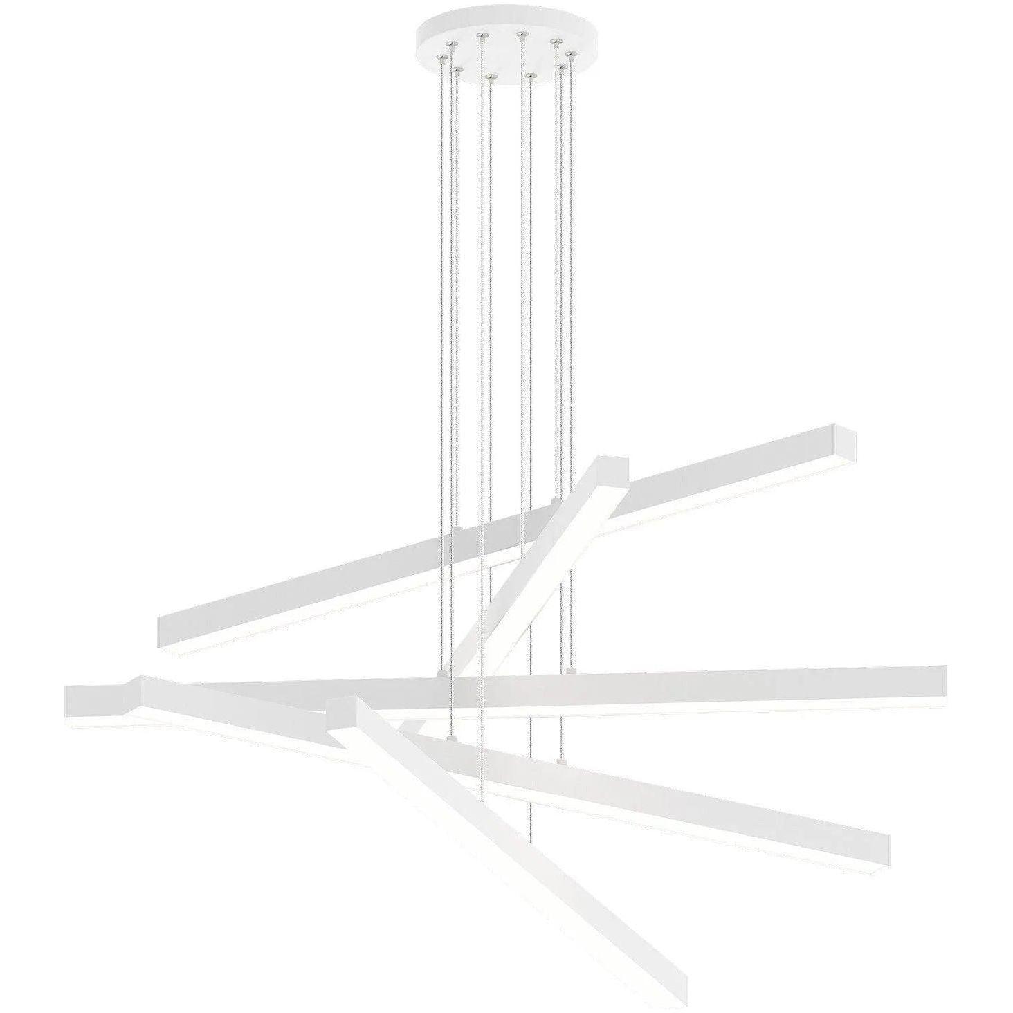 Matteo Lighting - Presley LED Multi Pendant Chandelier - C80845MW - Canada Light Shop