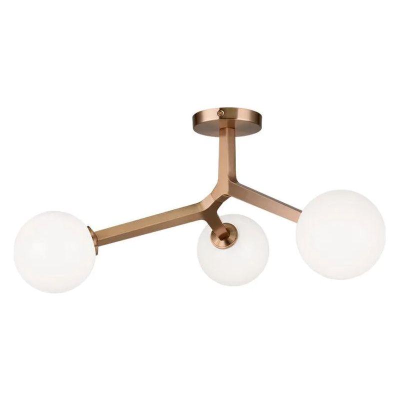 Matteo Lighting - Rami Ceiling Mount - X81503AGOP - Canada Light Shop