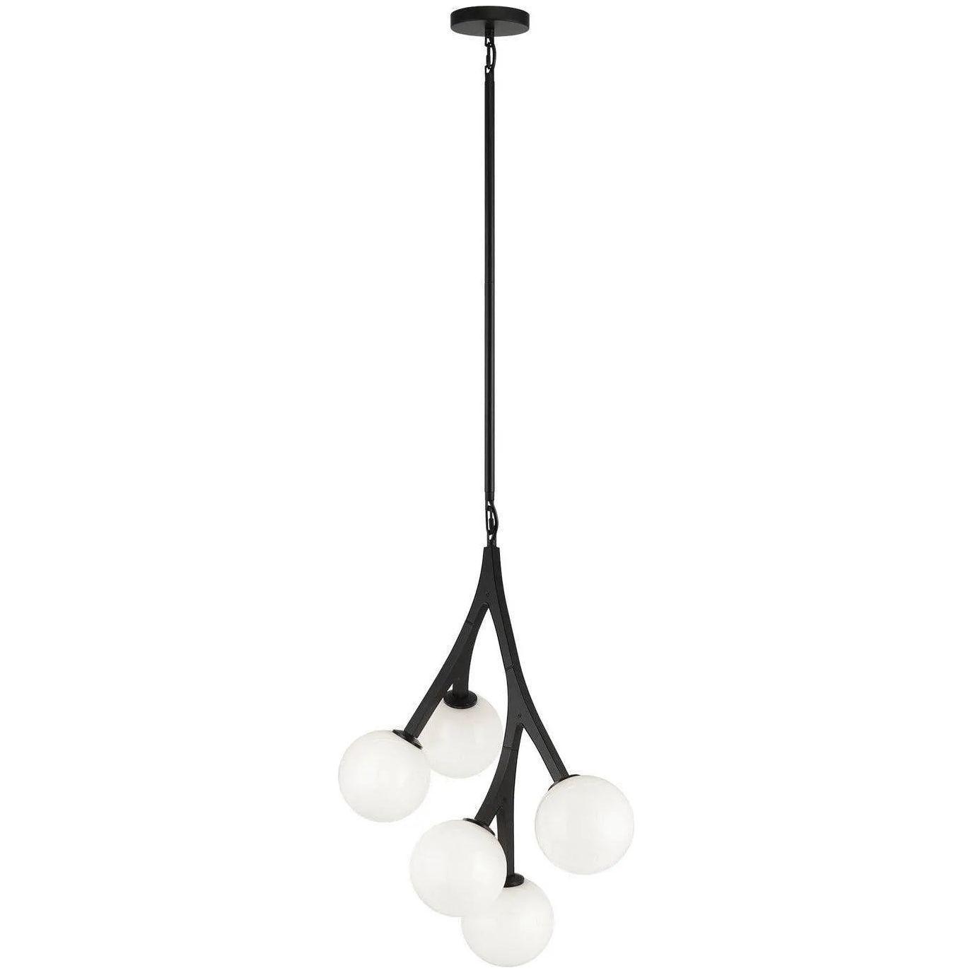 Matteo Lighting - Rami Chandelier - C81505BKOP - Canada Light Shop